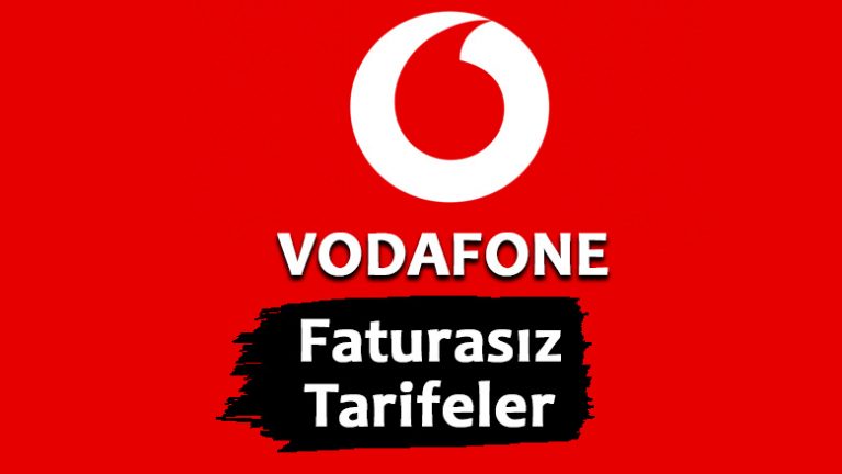 Vodafone Faturas Z Tarifeler Yeni Gelen L Paketler Tekji