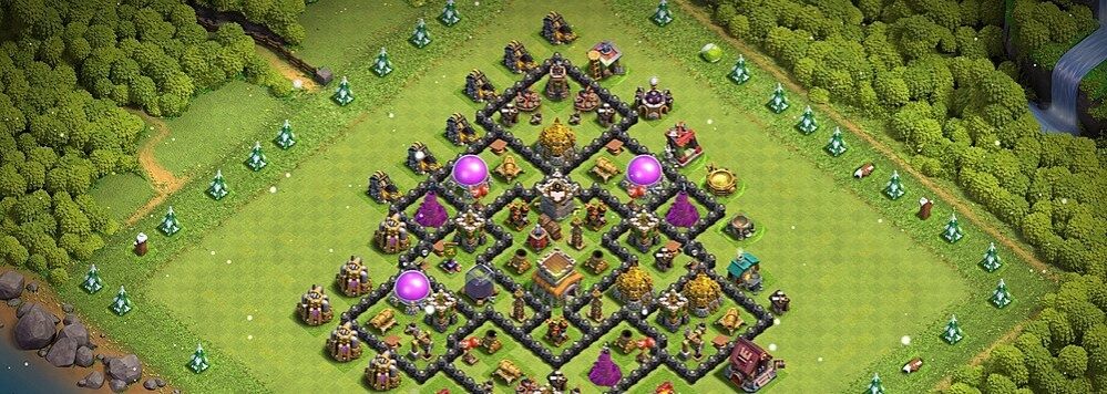clash of clans 8 seviye koy duzeni kopyala