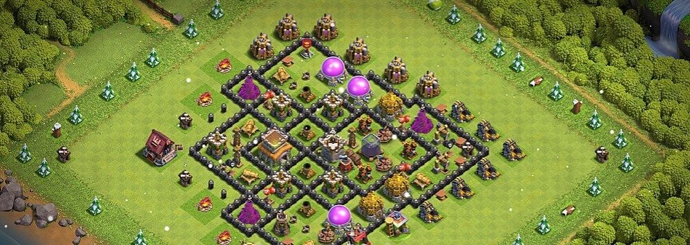 coc 8. seviye köy düzeni