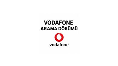 Vodafone Arama Dökümü Çıkarma